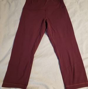 Lululemon Align 21" Crop size 10